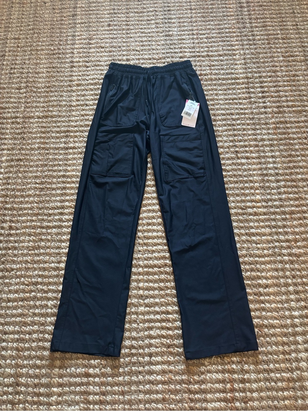 Mark's L'Équipeur Black Cargo Pants with Patch Pockets size small NWT